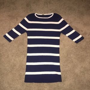 Express Rib Knit Short Sleeve Sweater- Size Small